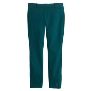 NWT J.Crew Minnie Pant Willoughby Pine 8 $89